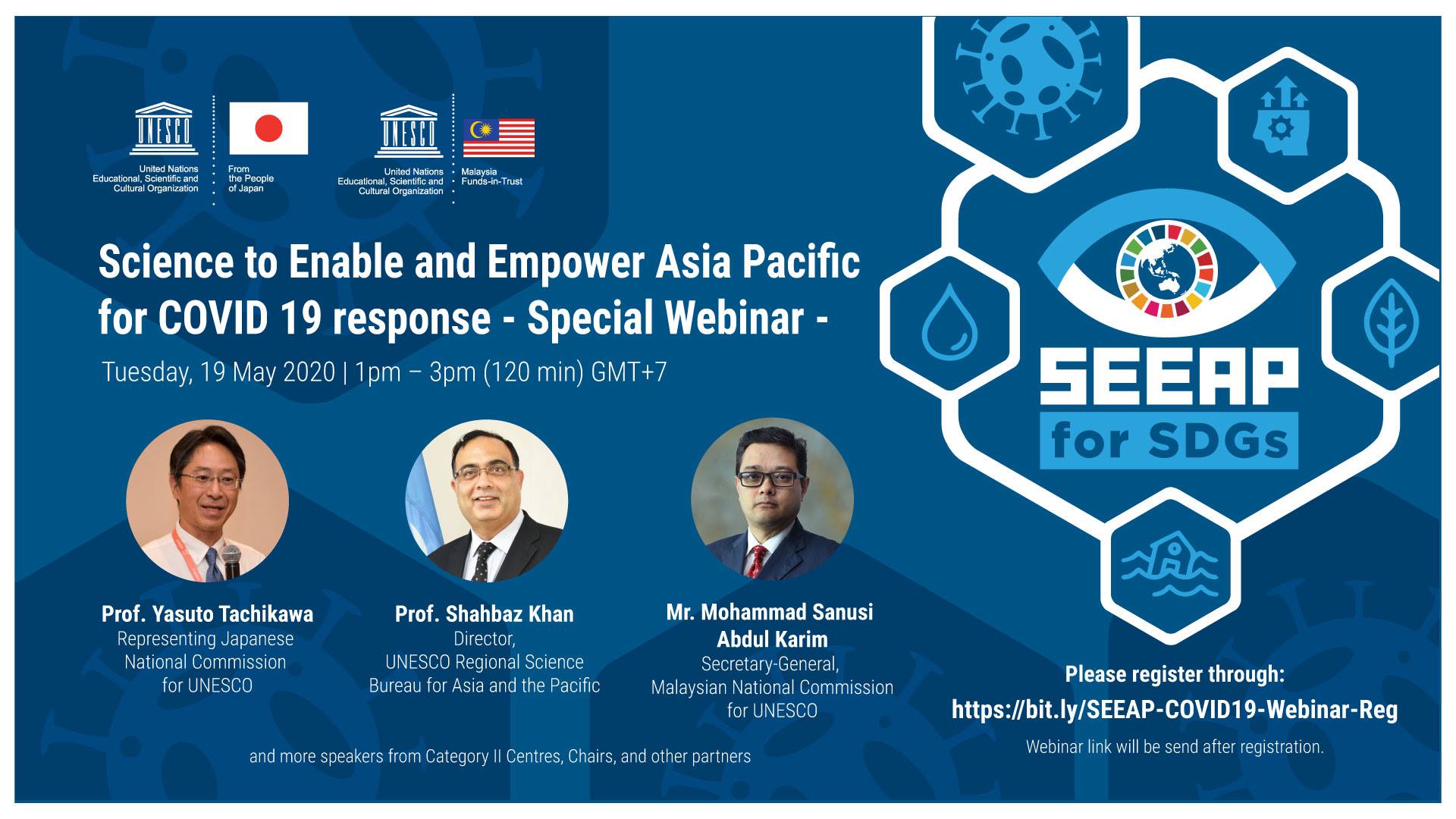 [Special Webinar] Science to Enable and Empower Asia Pacific for COVID 19 Response