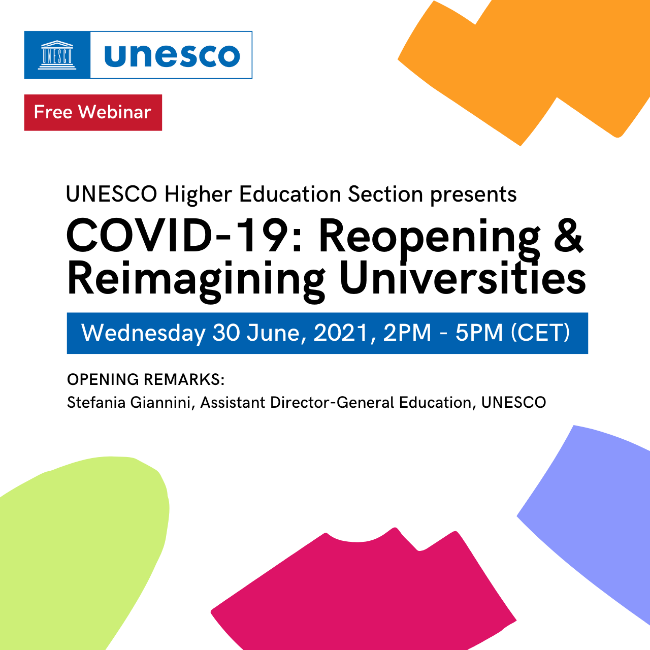 [Invitation to Join] COVID-19: Reopening and reimagining universities