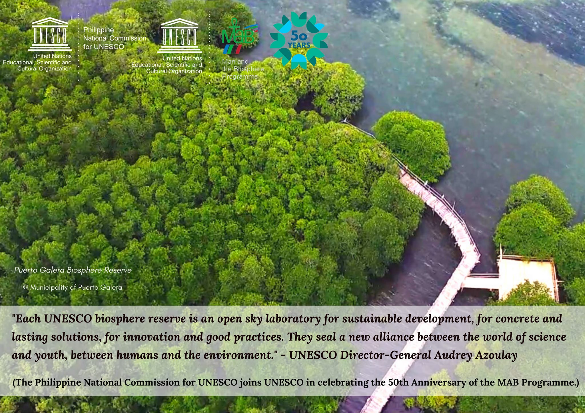 UNACOM joins UNESCO in celebrating the 50th Anniversary of the UNESCO’s  Man and Biosphere Programme