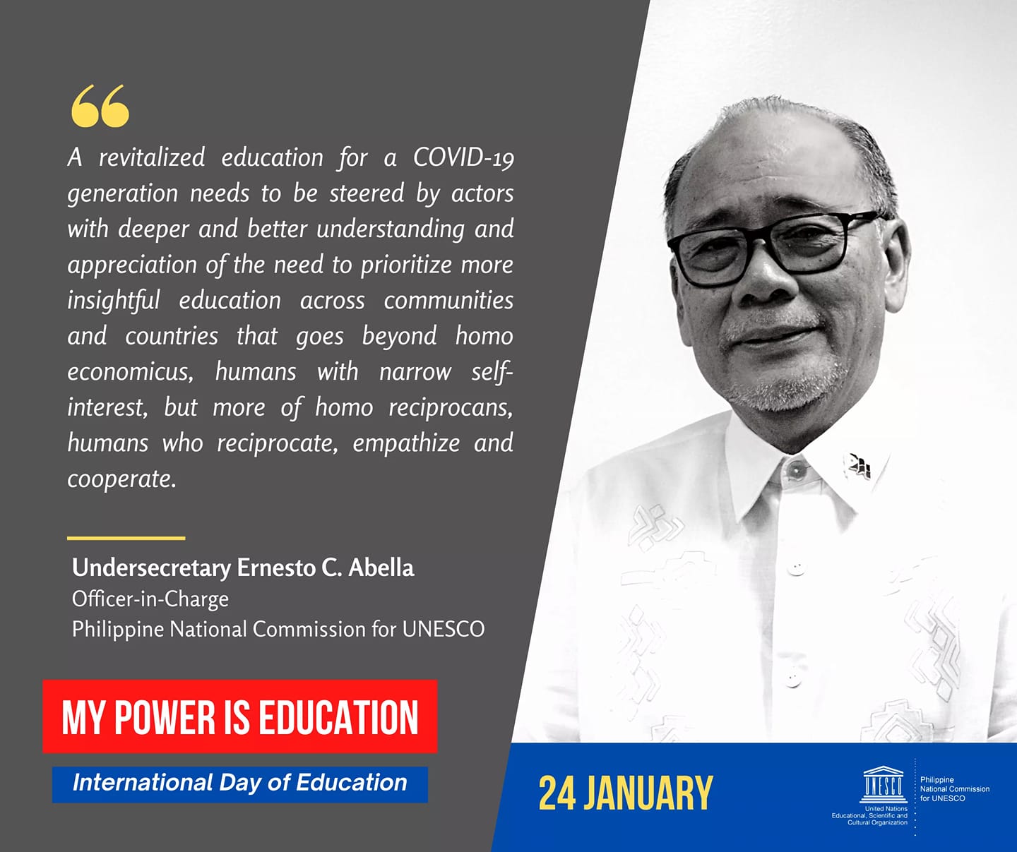 UNACOM joins DepEd in the celebration of the International Day of Education