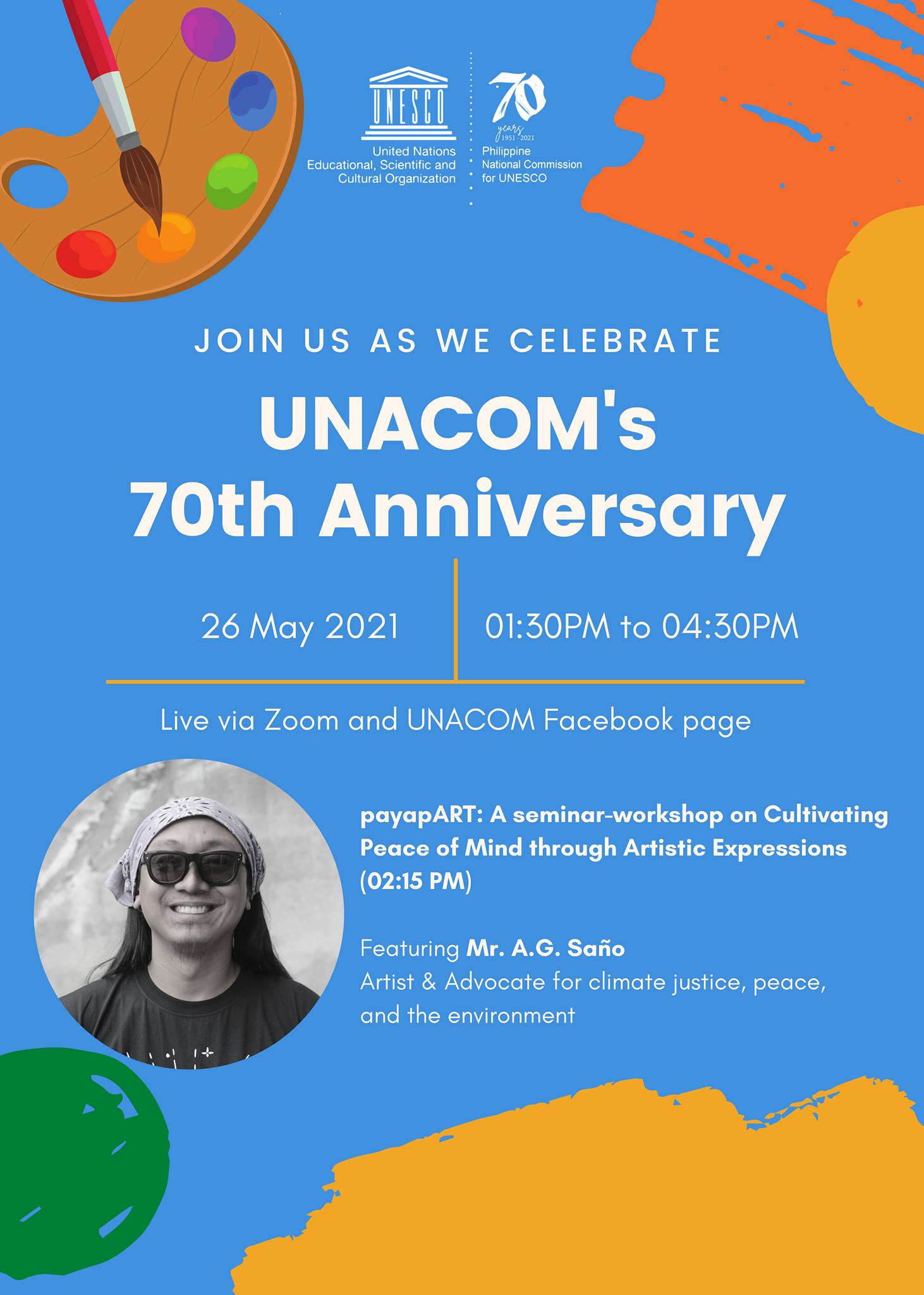 UNACOM invites you to the Virtual Celebration of its 70th Anniversary