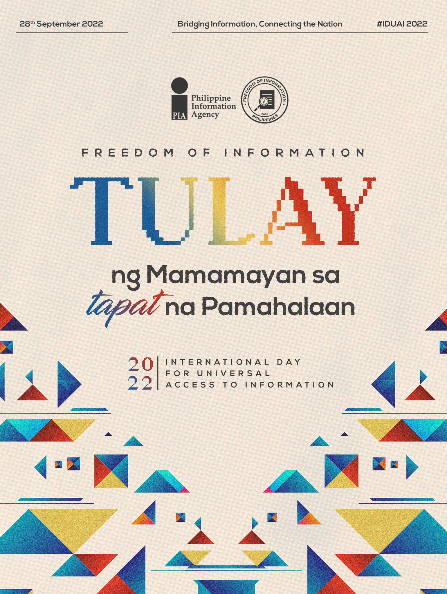 UNACOM joins FOI Philippines in celebrating the International Day for the Universal Access to Information